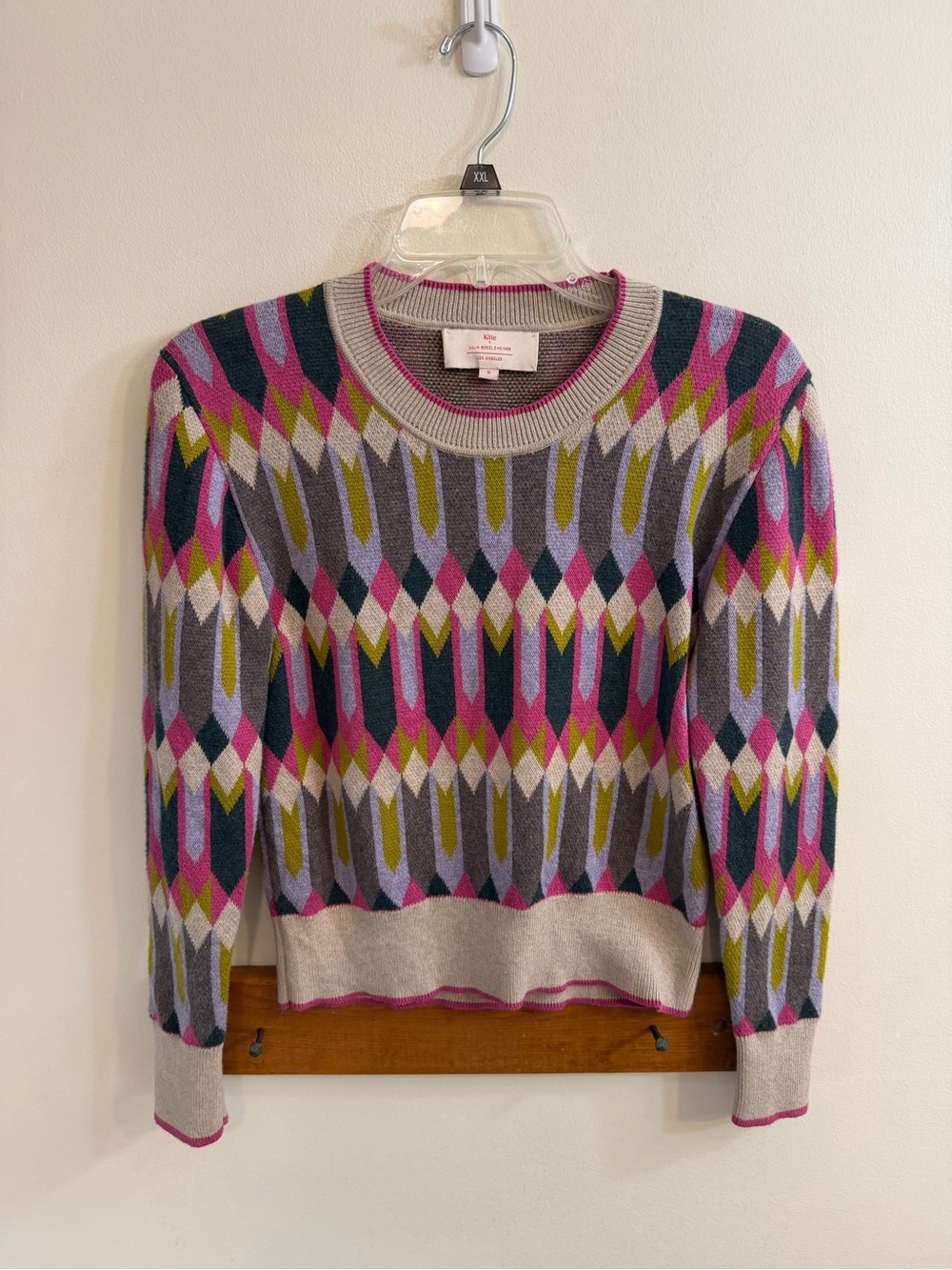 Kilte x Julia Berolzheimer The Clementine Geo Pullover Sweater 0 Cotton Cashmere